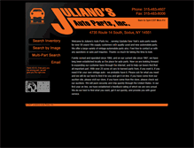 Tablet Screenshot of julianoautoparts.com